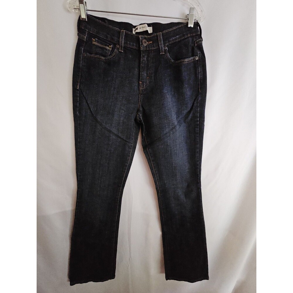 Levis 515 Womens Jeans Size 15 Short Dark Wash Bootcut Stretch Denim